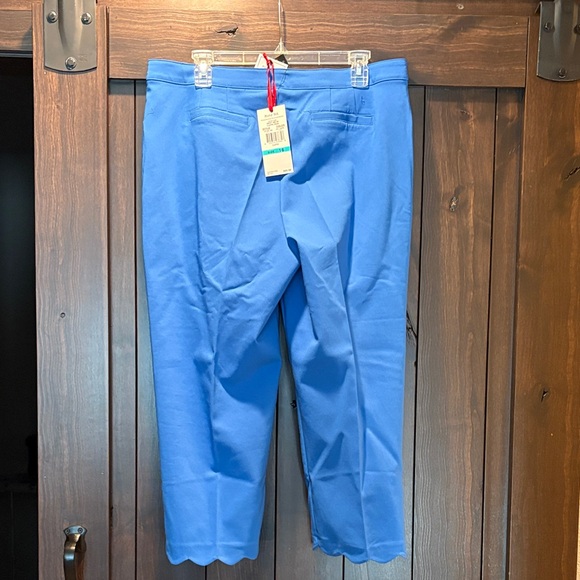 Ruby Rd. Blue Capris - Picture 3 of 4